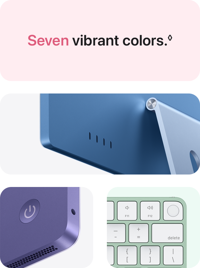 Seven vibrant Colors◊