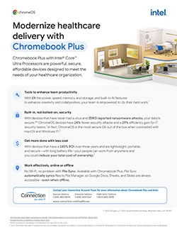 Modernize Healthcare Delivery with Chromebook Plus