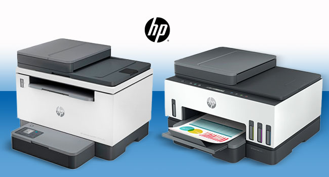 HP Smart Tank and LaserJet Tank Printers