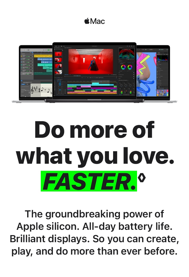 Do more of what you love. Faster.